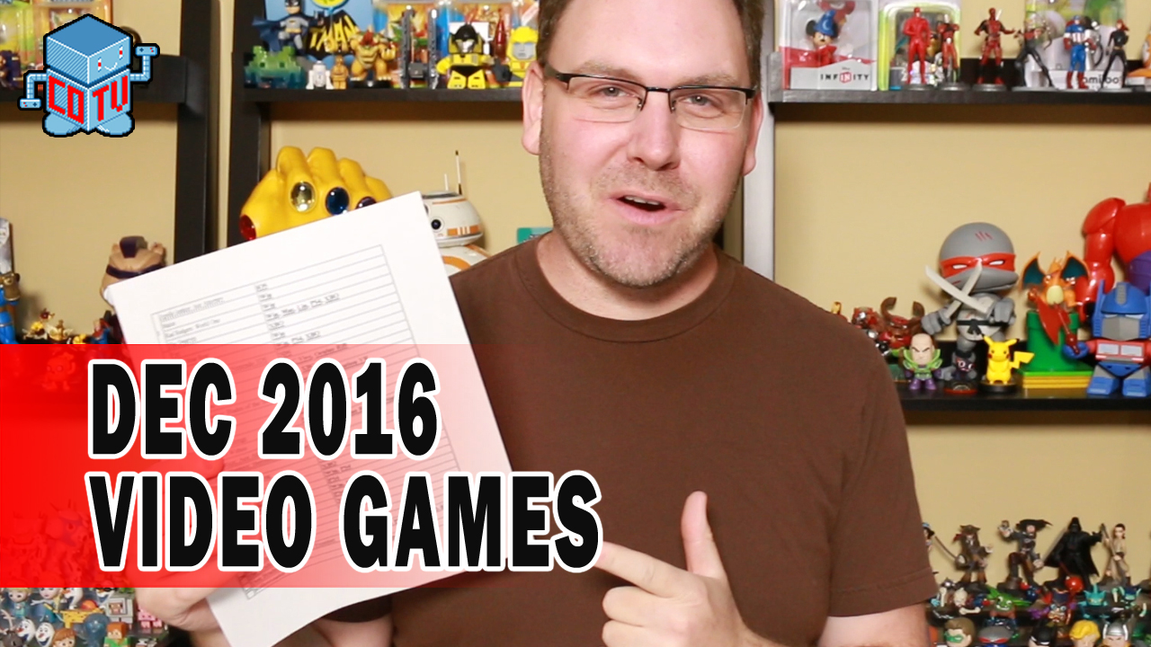 December 2016 Video Games Release List
